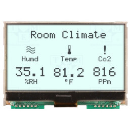 Afișaj LCD Grafic 128x64mm Alb | Electronic-mag.ro | Componente Electronice