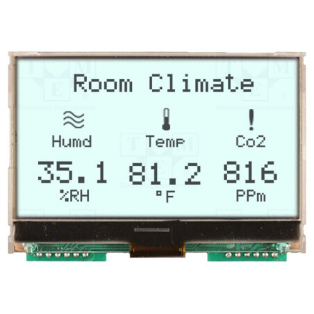 Afișaj LCD Grafic 128x64mm Alb | Electronic-mag.ro | Componente Electronice