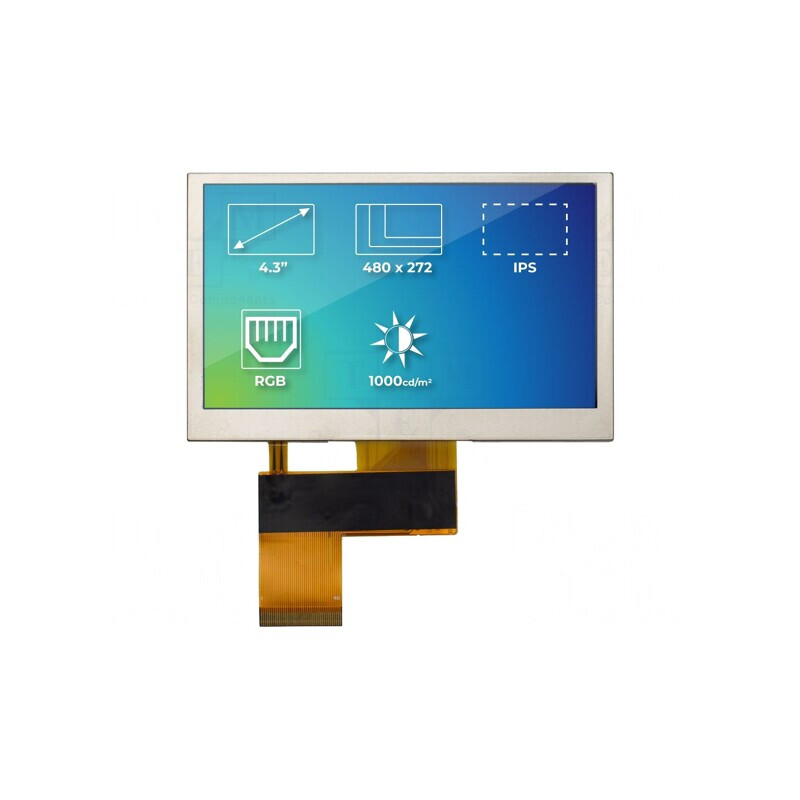 Afișaj TFT 4.3 inch LED 480x272 | Electronic-mag.ro | Componente Electronice Afișaj TFT 4.3 inch LED 480x272 | Electronic-mag.ro | Componente Electronice