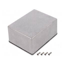 Carcasă Universală Aluminiu 90x115x55mm Naturală | Electronic-mag.ro | Componente Electronice
