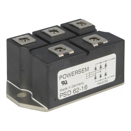 Punte Redresoare Trifazată 1,6kV 63A | Electronic-mag.ro | Componente Electronice