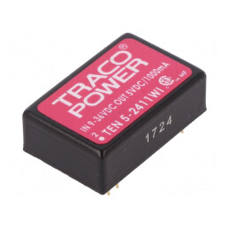 Convertor DC/DC 5W 9-36V la 5V 1000mA DIP24 | Electronic-mag.ro | Componente Electronice