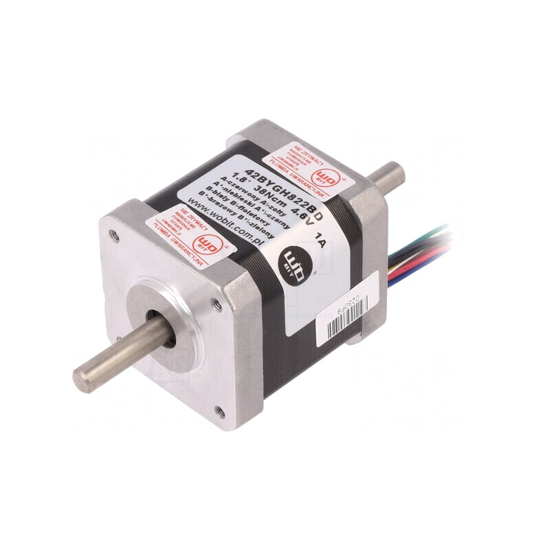 Motor DC Pas cu Pas 4.6V 0.35Nm 1A 42x42x48mm | Electronic-mag.ro | Componente Electronice
