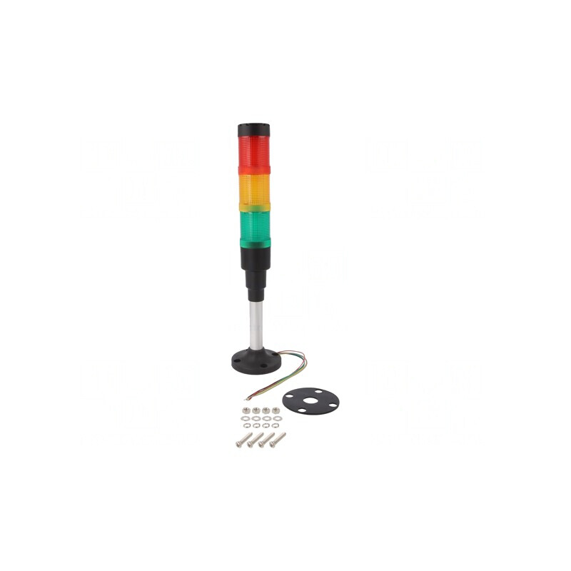 Coloană de semnalizare LED roșu galben verde 24V | Electronic-mag.ro | Componente Electronice Coloană de semnalizare LED roșu galben verde 24V | Electronic-mag.ro | Componente Electronice