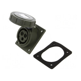 Conector de Alimentare Trifazat 16A 230V IP67 | Electronic-mag.ro | Componente Electronice