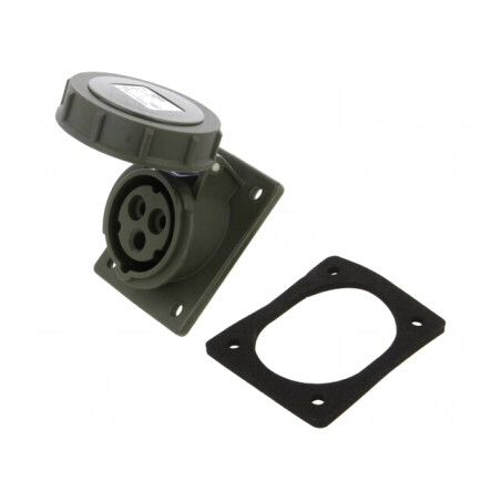 Conector de Alimentare Trifazat 16A 230V IP67 | Electronic-mag.ro | Componente Electronice