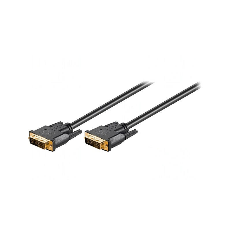 Cablu DVI-I 10m Negru | Electronic-mag.ro | Componente Electronice
