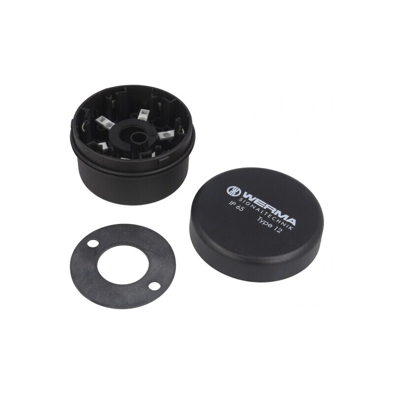 Bază Neagră pentru Semnalizatoare Ø70x26,5mm | Electronic-mag.ro | Componente Electronice