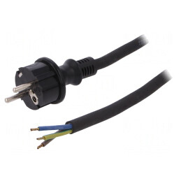 Cablu SCHUKO 10m Negru | Electronic-mag.ro | Componente Electronice