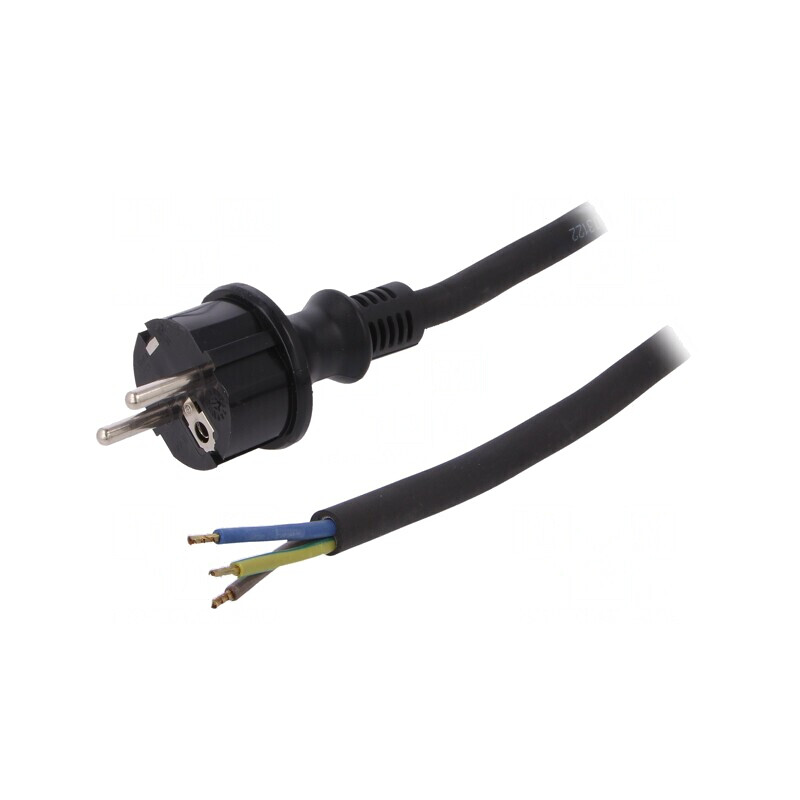 Cablu SCHUKO 10m Negru | Electronic-mag.ro | Componente Electronice