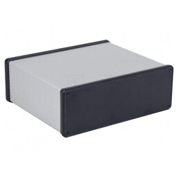 Carcasă aluminiu gri 160x191x66mm | Electronic-mag.ro | Componente Electronice