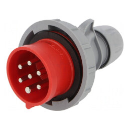 Conector: alimentare AC trifazate | mufă | tată | 16A | 400VAC | PIN: 7 | 0172-6V