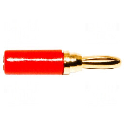 Conector banană 3mm mufă roșie 1kVDC 5A | Electronic-mag.ro | Componente Electronice
