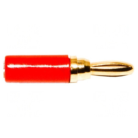 Conector banană 3mm mufă roșie 1kVDC 5A | Electronic-mag.ro | Componente Electronice