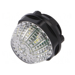 Lumină de Control LED 24V Albă Ø22,5mm 14-25÷55°C | Electronic-mag.ro | Componente Electronice