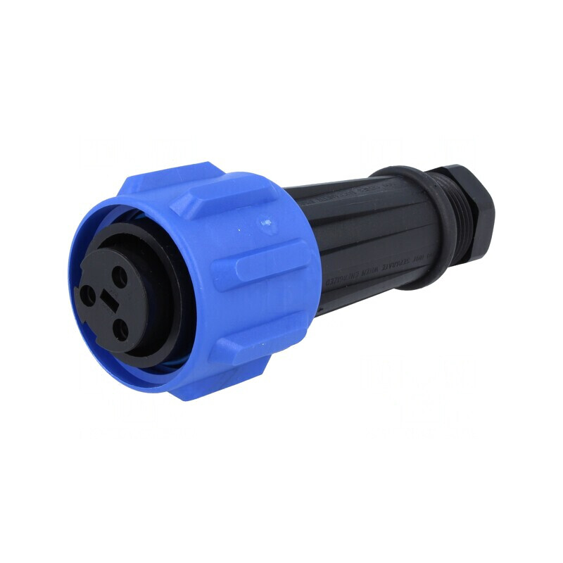 Mufă Circulară Mamă 3 PIN Filet Interior PX0911/03/S | Electronic-mag.ro | Componente Electronice