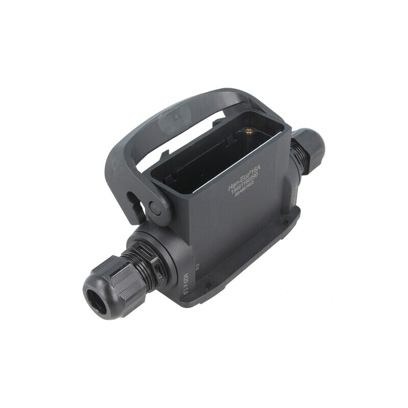 Carcasă Conectori HDC Han-Eco® A 16A Drept | Electronic-mag.ro | Componente Electronice