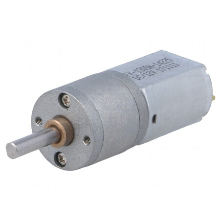 Motor DC cu Transmisie 12V 1.6A 57 RPM Ax Crestătură D | Electronic-mag.ro | Componente Electronice