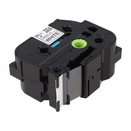 Bandă Albă 36mm x 8m cu Text Negru TZE-FX261 | Electronic-mag.ro | Componente Electronice