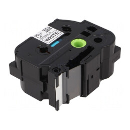 Bandă Albă 36mm x 8m cu Text Negru TZE-FX261 | Electronic-mag.ro | Componente Electronice
