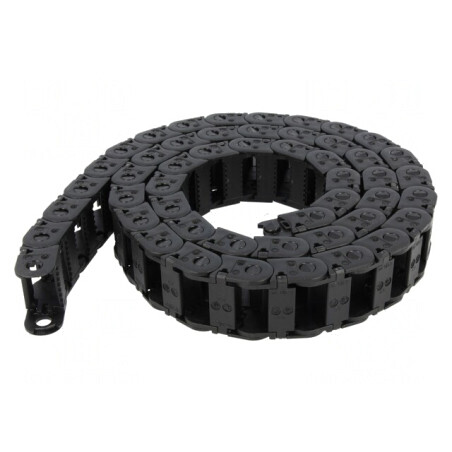 Ghidaj cu lanț E2.10 Raza îndoire 38mm Lungime 1000mm Interior 10,1mm | Electronic-mag.ro | Componente Electronice
