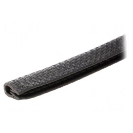 Ecran PVC 10m Negru 11,5mm | Electronic-mag.ro | Componente Electronice