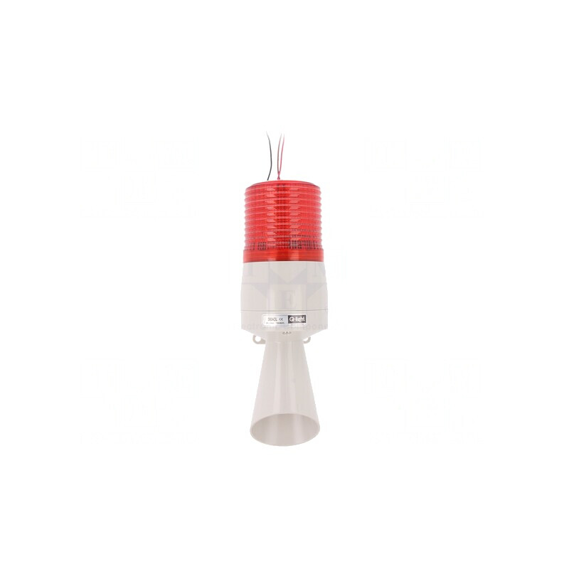 Semnalizator Luminos și Acustic 24VDC LED Roșie IP54 | Electronic-mag.ro | Componente Electronice