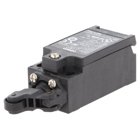 Limitator cursă manetă cu rolă din plastic 20mm 10A D4N-1162 | Electronic-mag.ro | Componente Electronice