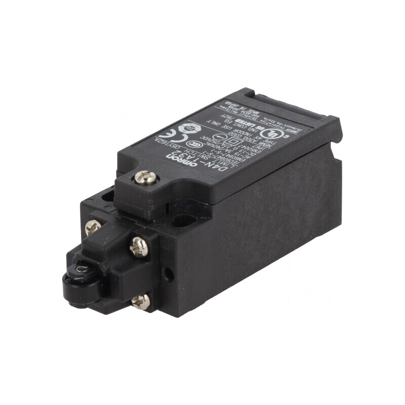 Limitator cursă rolă plastic Ø9,5mm NO NC 10A PG13,5 D4N-1A32 | Electronic-mag.ro | Componente Electronice