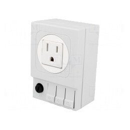 Soclu USA 125VAC 6.3A IP20 pentru șină DIN | Electronic-mag.ro | Componente Electronice