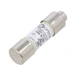 Siguranță întârziere 10A 600VAC 300VDC 10.4x38.1mm TPK-R-10A | Electronic-mag.ro | Componente Electronice