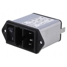 Conector de Alimentare AC 10A 250V IEC 60320 | Electronic-mag.ro | Componente Electronice