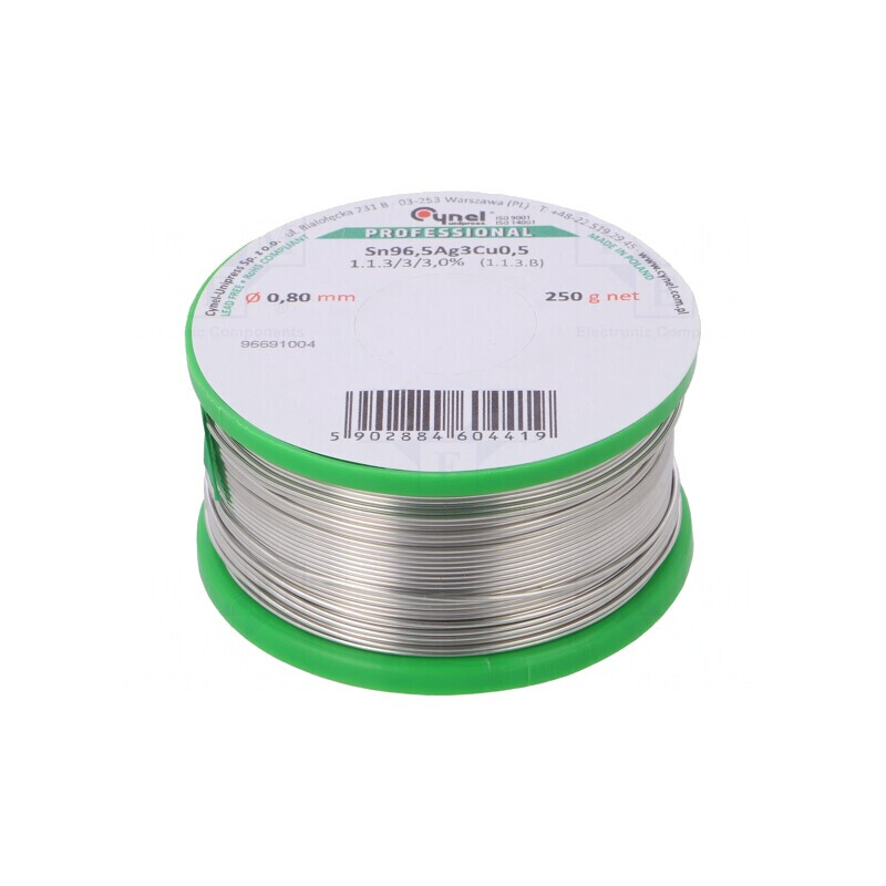 Sârmă de lipit fără plumb 0,8mm 250g | Electronic-mag.ro | Componente Electronice Sârmă de lipit fără plumb 0,8mm 250g | Electronic-mag.ro | Componente Electronice