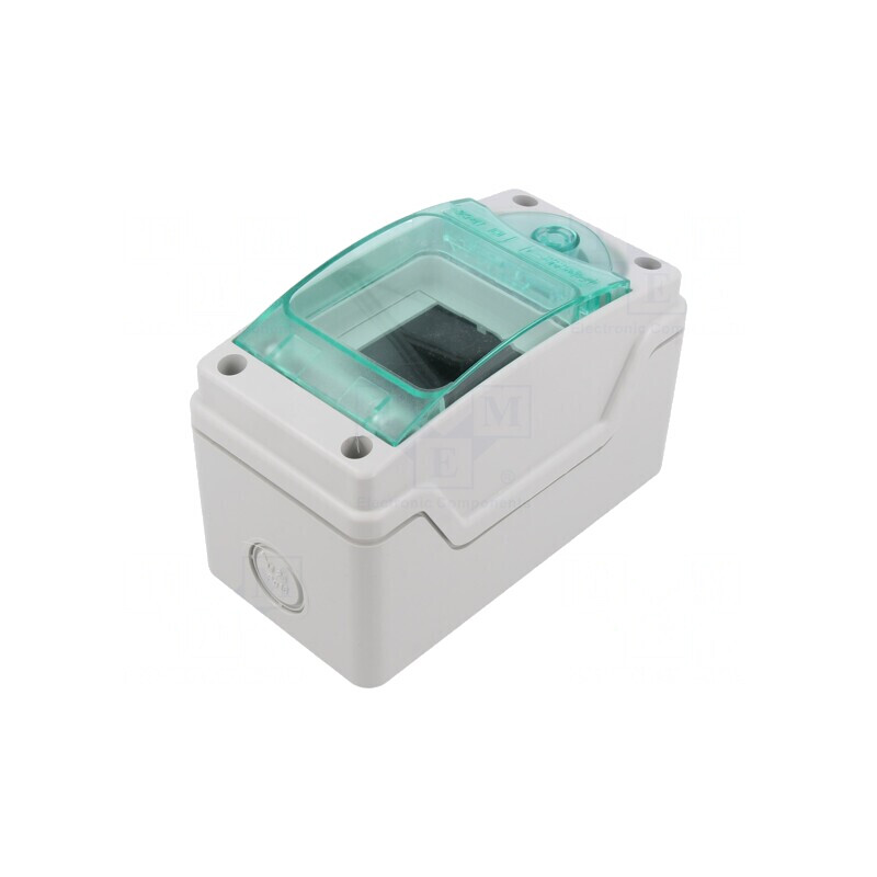 Carcasă pentru aparatură modulară IP65 gri deschis 3 module | Electronic-mag.ro | Componente Electronice
