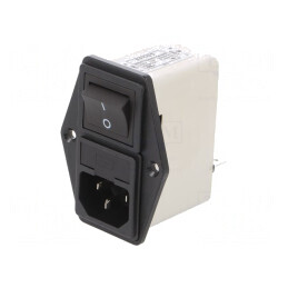 Filtru Anti-Interferenţe Monofazat 250VAC 10A | Electronic-mag.ro | Componente Electronice