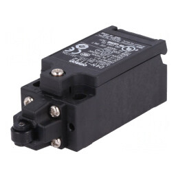 Limitator cursă rolă plastic Ø9,5mm NO NC 10A | Electronic-mag.ro | Componente Electronice