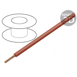 Cablu HookUp Wire Cu 16AWG 600V 30,5m Roșu | Electronic-mag.ro | Componente Electronice