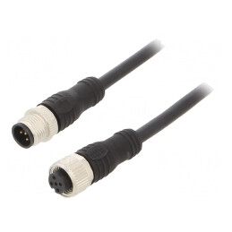 Cablu Conectare M12 5PIN 1m PVC IP67/IP69K