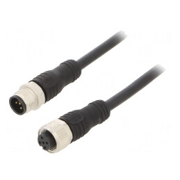 Cablu Conectare M12 5PIN 1m PVC IP67/IP69K | Electronic-mag.ro | Componente Electronice