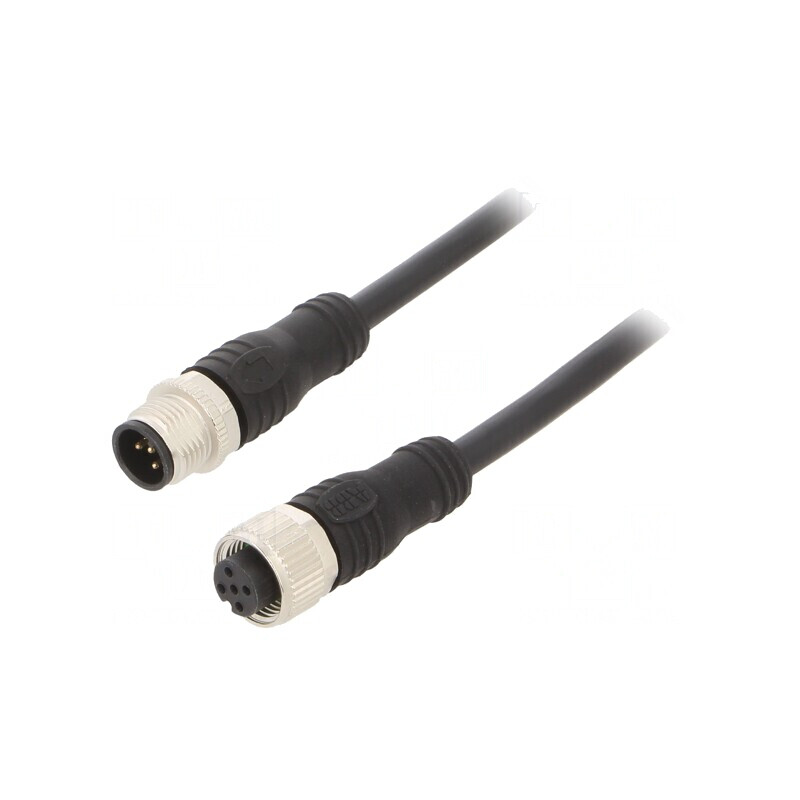 Cablu Conectare M12 5PIN 1m PVC IP67/IP69K | Electronic-mag.ro | Componente Electronice