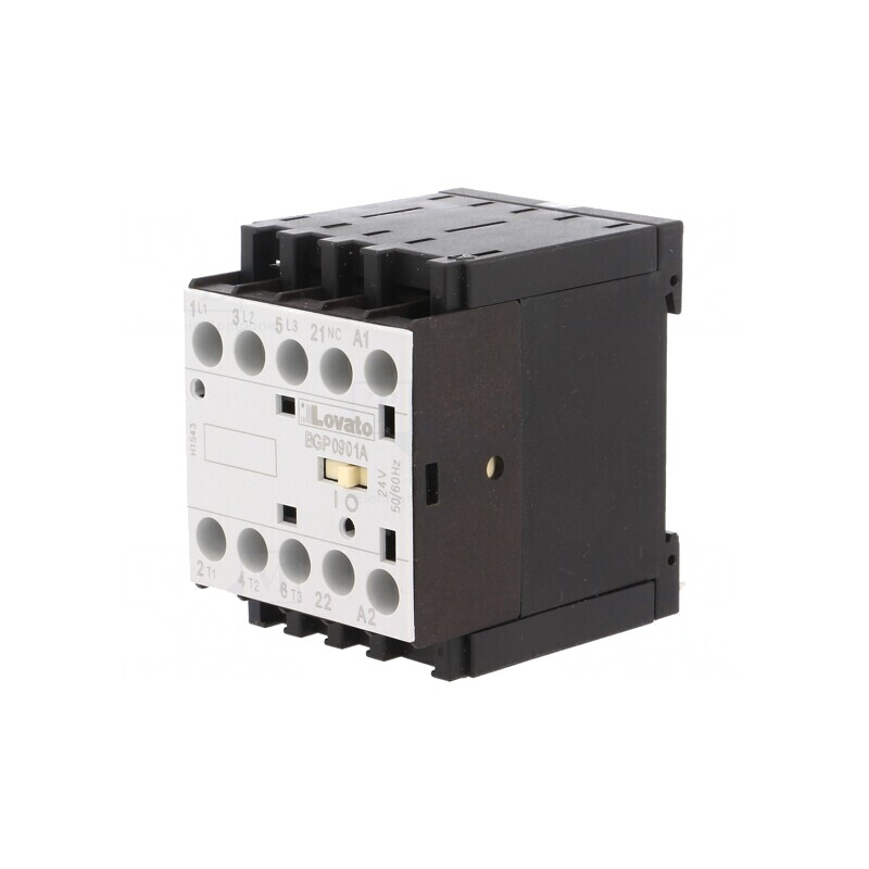Contactor 3P NO 24VAC 9A BG | Electronic-mag.ro | Componente Electronice