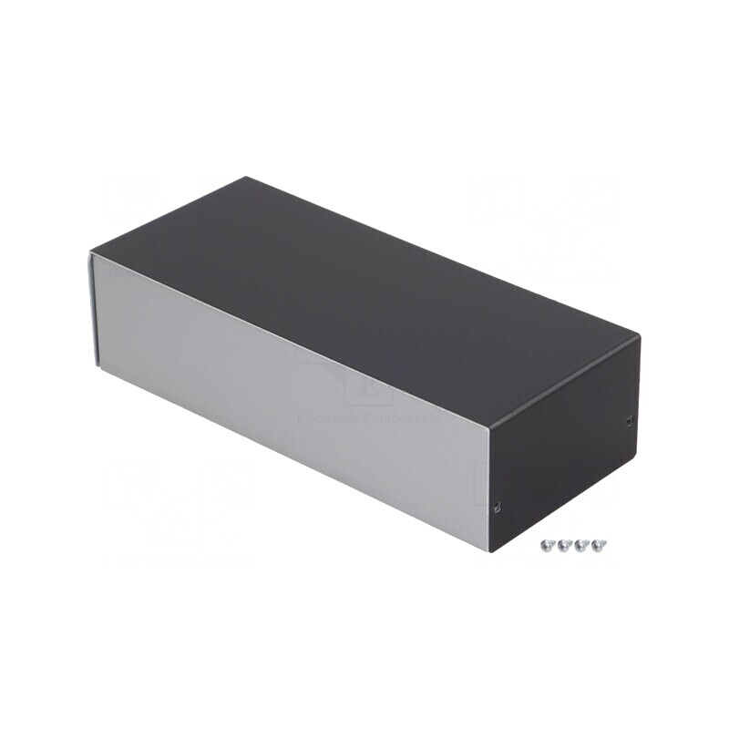 Carcasă aluminiu argint 100x237x63 mm | Electronic-mag.ro | Componente Electronice