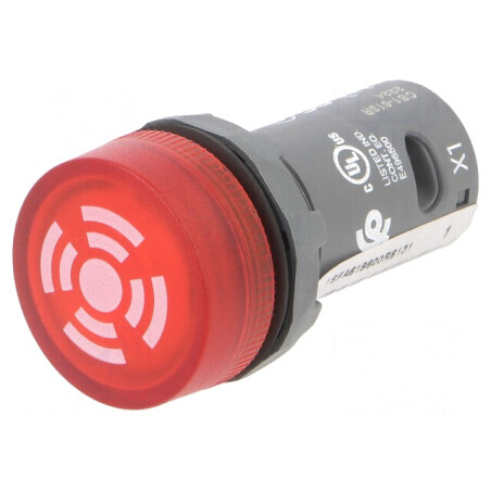 Semnalizator luminos-acustic 22mm 230VAC | Electronic-mag.ro | Componente Electronice