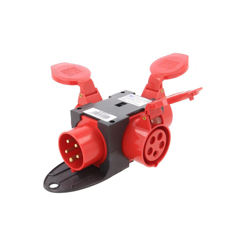 Conector Alimentare AC Trifazat Spliter 16A 400VAC IP44 | Electronic-mag.ro | Componente Electronice