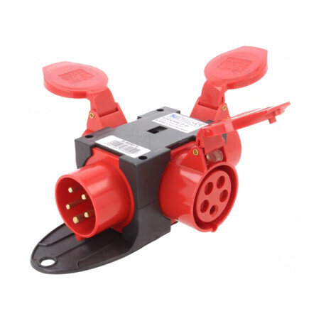 Conector Alimentare AC Trifazat Spliter 16A 400VAC IP44 | Electronic-mag.ro | Componente Electronice