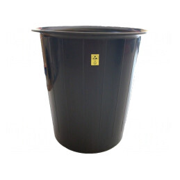 Coş de gunoi | ESD | 310x300mm | 13l | neagră | 100kΩ | 41-094-2473