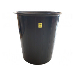 Coș de gunoi ESD 13L negru | Electronic-mag.ro | Componente Electronice