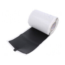 Bandă autoamalgamantă neagră 100mm x 3m HELATAPE POWER670 | Electronic-mag.ro | Componente Electronice