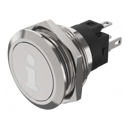 Comutator anti-vandalism SPDT alb 3A/240V | Electronic-mag.ro | Componente Electronice