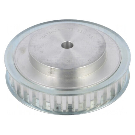 Roată de curea T10 aluminiu 16mm 100mm | Electronic-mag.ro | Componente Electronice
